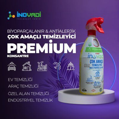 Çok Amaçlı Temizleyici - PREMIUM / Antialerjik - Biyoparçalanır 1000 Gr.