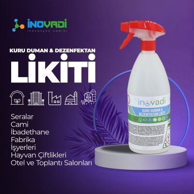 Kuru Duman Dezenfektan Cihazı Likiti 1000 Gr.