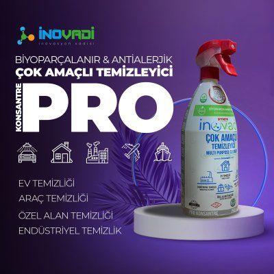 Çok Amaçlı Temizleyici - PRO / Antialerjik - Biyoparçalanır 1000 Gr.