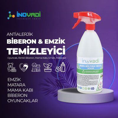 Biberon & Emzik & Oyuncak Temizleyici / Antialerjik - Biyoparçalanır 1000 Gr.